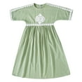 thumbnail image 3 of LOVZFMLL Robes pour Enfants Filles Robe Princesse Sans Manches Robe en Tulle à Fleurs, 3 of 9