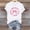New-White, variant on PNTUTB Valentine's Day Women's Print Fashion Versatile Casual Short Sleeve Crew Neck Loose Comfort T Shirts