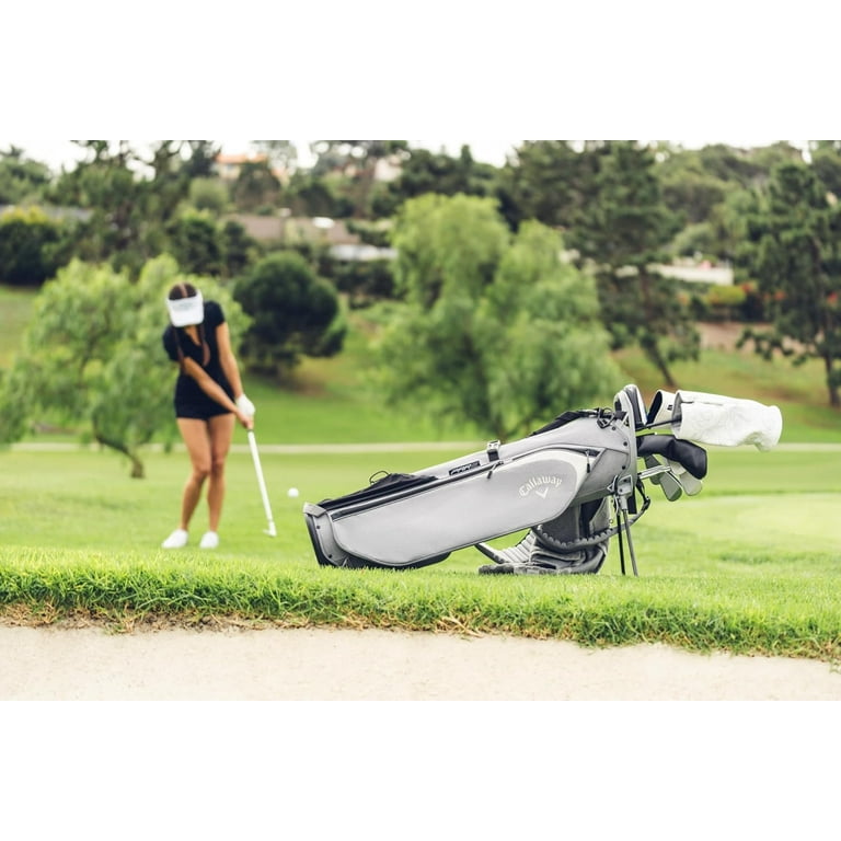 Callaway 2024 Par 3 Golf Stand Bag White Green Gold
