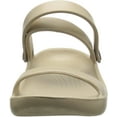 thumbnail image 2 of Women's Dawgs 3-Strap Sandals Tan Size 5, 2 of 9