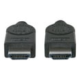 thumbnail image 2 of Manhattan High Speed HDMI Cable with Ethernet - 4K@30Hz, HDMI Male to Male, Shielded, Black, 50 ft., 2 of 4