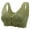 Green, variant on Women Front Button Push Up Bra Seamless Underwear Comfortable Support Vest for Daily Wear and Fashion