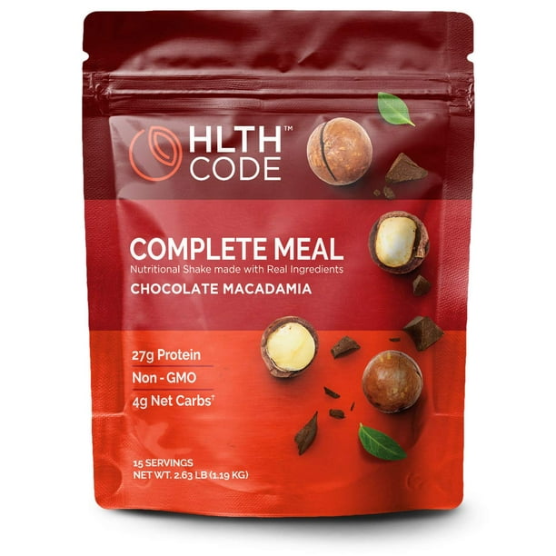 HLTH Code Complete Meal Replacement Powder High Protein Chocolate
