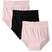 Lacy Skamp Brief (Pack of 3) (2 Rosewood / 1 Black)