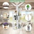 thumbnail image 6 of Gymax 8 Shelf Bookcase, White, 6 of 10