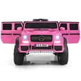 thumbnail image 6 of Patiojoy Licensed Mercedes Benz 12V Electric Kid RC Car Battery Powered Ride On Car Pink, 6 of 7