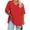 Red, variant on Lenago Womens Tops Under $5 Blouses for Women Plus Size Summer Fashion Fleshy Casual Short-sleeved Tops Tunic Tops