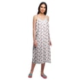 thumbnail image 3 of Moomaya Printed Sleepwear For Ladies WoMen's V-Neck Spaghetti Strap Nightdress, 3 of 6
