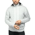 thumbnail image 5 of X RAY JEANS Mens Hooded Full-Zip High Neck Sweater Jacket, Oatmeal, 2XL, 5 of 6