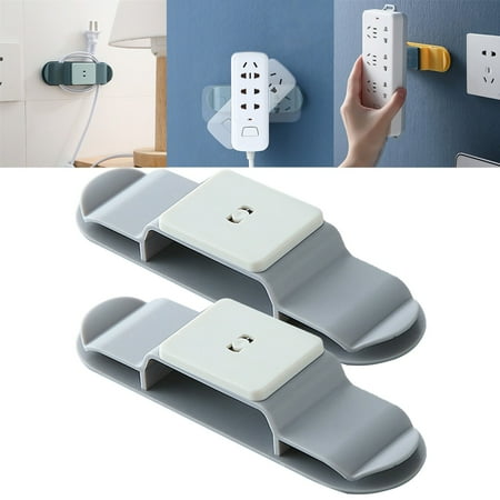 

Socket Extension And Holder Multifunctional Punch Plug Storage Rack Socket Strip Holder hooks for tile shower