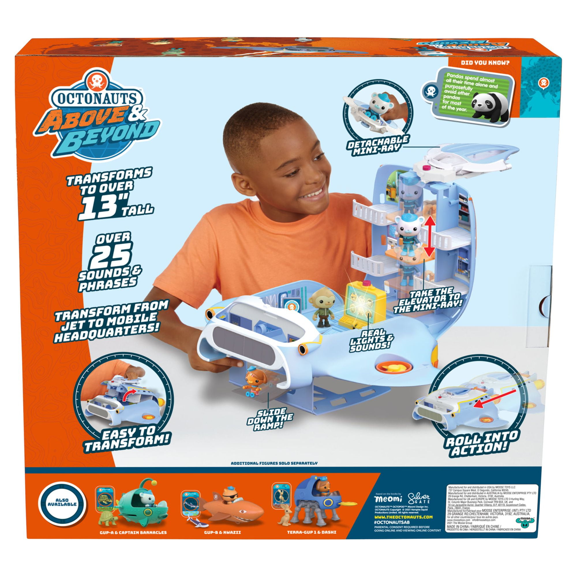 Octonauts Octoray Transforming Playset with Captain Costa Rica Ubuy