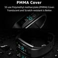 thumbnail image 2 of pitrice Fitness Tracker Activity Tracker Watch with Heart Rate Monitor Waterproof Sleep Monitor Step Counter for Women Men Blue, 2 of 8