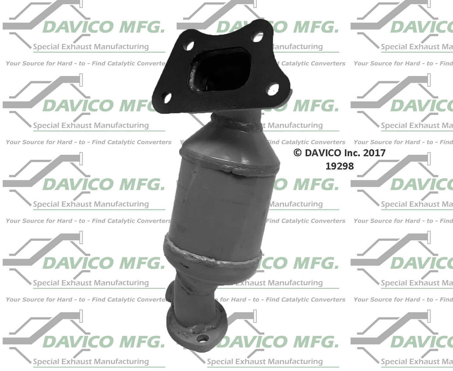 Davico Mfg Catalytic Converter P/N:19298 Fits select: 2010-2017 CHEVROLET EQUINOX, 2010-2017 GMC TERRAIN