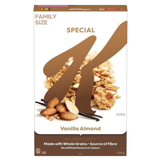 Céréales Kellogg's Special K Vanille et amandes, 658 g (format familial)