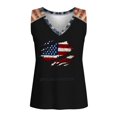 thumbnail image 2 of Country Concert Outfits for Women 250th Anniversary USA Tank Top Graphic Tees V Neck Tank Tops for Women Band Tees Western Tops for Women Cowgirl Shirt 250 Years Patriotic Tops, 2 of 8