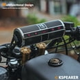 thumbnail image 2 of Motorcycle Speakers Bluetooth Waterproof Radio Audio System Built-in Amplifier, Great for ATV, Scooter Bike,12 Volt Vehicle,3 Inch Metal Mp3 Player, 2 of 6
