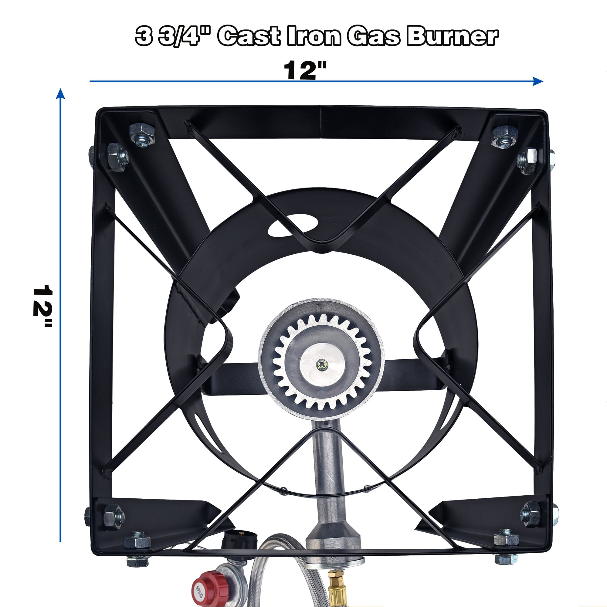 ARC 55,000 BTU Propane Burner Camping Stove,Outdoor Gas Stove Burner Cooker for Cooking for Turkey Fry,Homebrewing,Crawfish Boil,and More