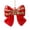 Red, variant on Christmas Velvet Bow Ornament Yellow Decorative Bow for Tree, Gift Wrapping, Wreaths, Holiday Hanging Decoration