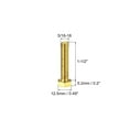 thumbnail image 2 of Unique Bargains Brass Hex Bolts, 5/16-18x1-1/2' 1 Pack Fully Thread Grade 4.8 Machine Screws, 2 of 4