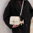 thumbnail image 4 of Bolso cuadrado pequeño popular Bolso cruzado de moda que combina con todo Bolso pequeño Bolso de hombro texturizado de moda para mujer, 4 of 6