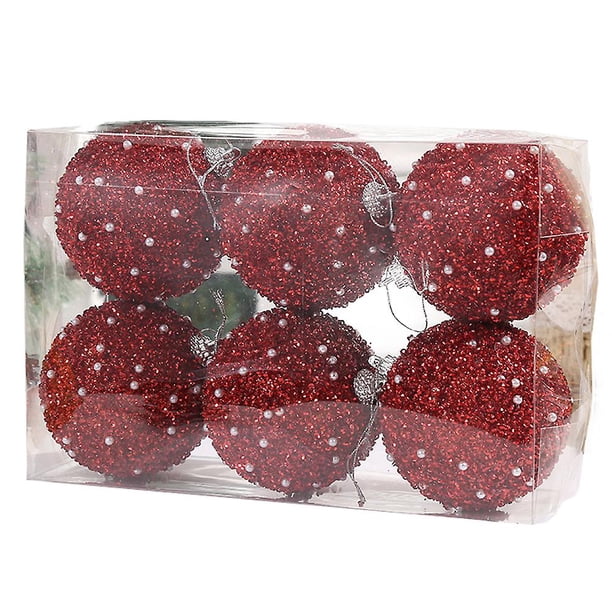 Adornos de bolas de Navidad, decoraciones navideñas, bolas de árbol para árboles de Navidad, decoraciones navideñas para fiestas de bodas