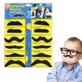 thumbnail image 1 of Cosplay 12pcs Party Masquerade Self Adhesive Cosplay False Beard False Moustache for Carnival, 1 of 6