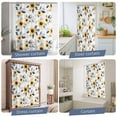 thumbnail image 5 of Sunflower Waterproof Shower Curtain, 72"x72" Washable Polyester Fabric Shower Curtains for Bathroom, Spring Floral Vintage Summer Botanical Decorative Bathtub Curtain Sets with Hooks, 5 of 9
