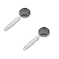 thumbnail image 1 of Oleegame 2PC Kitchen Spoon Stainless Steel Fine Mesh Food Strainer Spoon For Grease Foam, 1 of 7