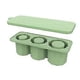 thumbnail image 2 of Ice Cube Mold for Glass, Silicone Ice Cube Molds with Lid for Making 3 Hollow Cylinder Ice Cubes, Green, 2 of 5