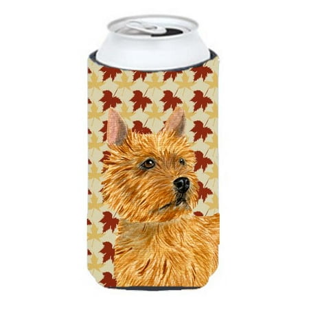 

Norwich Terrier Fall Leaves Portrait Tall Boy bottle sleeve Hugger