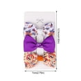 thumbnail image 3 of Halloween Children's Bow Hairpin Set With Printed Halloween Elements, 3PC In A Pack, 3 of 3