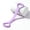 Purple, variant on 20 Lb Figure 8 Silicone Yoga Resistance Band, Elastic Fitness Band for Arm, Back & Shoulder Training, Chest Expander for Yoga & Gym Workouts