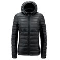 thumbnail image 1 of Abrigo acolchado de cuello largo a la moda para mujer, abrigo grueso delgado, chaqueta de plumón de algodón cálido Fridja  po2508, 1 of 3
