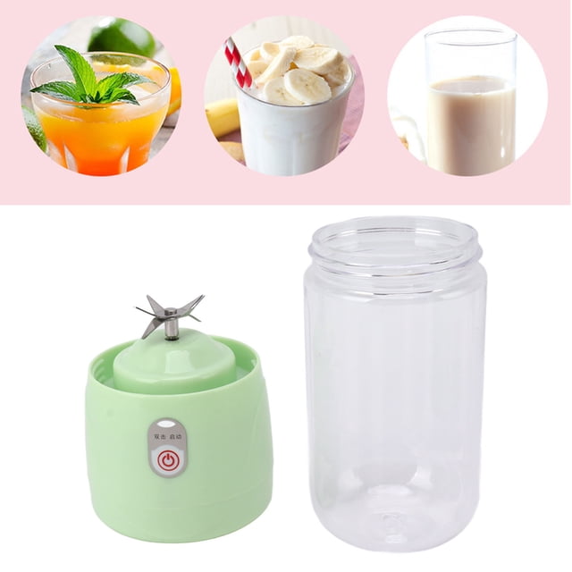 Mini Exprimidor Portátil USB Recargable Licuadora 6 Cuchillas Taza Cocina 410ml