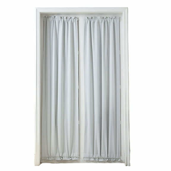 AUQ 1 Panel Front Door Curtain Window Drapes Blackout Door Panel for Sidelights Privacy Protect Window French Door Panel Curtain Door Window Covering