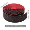 thumbnail image 3 of - Cintas para manubrio de bicicleta, 2 unidades, antideslizantes, de poliuretano, para manubrio de bicicleta de carretera, bicicleta de carretera, plegable, bicicleta de triatlón (rojo) Ecomeon no, 3 of 5