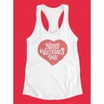 thumbnail image 3 of Happy Valentines Day Design
 Tank Women -Image by Shutterstock, Female x-Small, 3 of 4