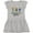 AC-Heather Grey, variant on Inktastic Kindness Grows Wildflowers Girls Toddler Dress