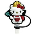 thumbnail image 1 of 1-9PCS Hello Kitty Straw Cover Cap Cartoon 10MM Drink Straw Plug Reusable Splash Proof Drinking Fit Cup Straw Cap Charms Pendant, 1 of 7