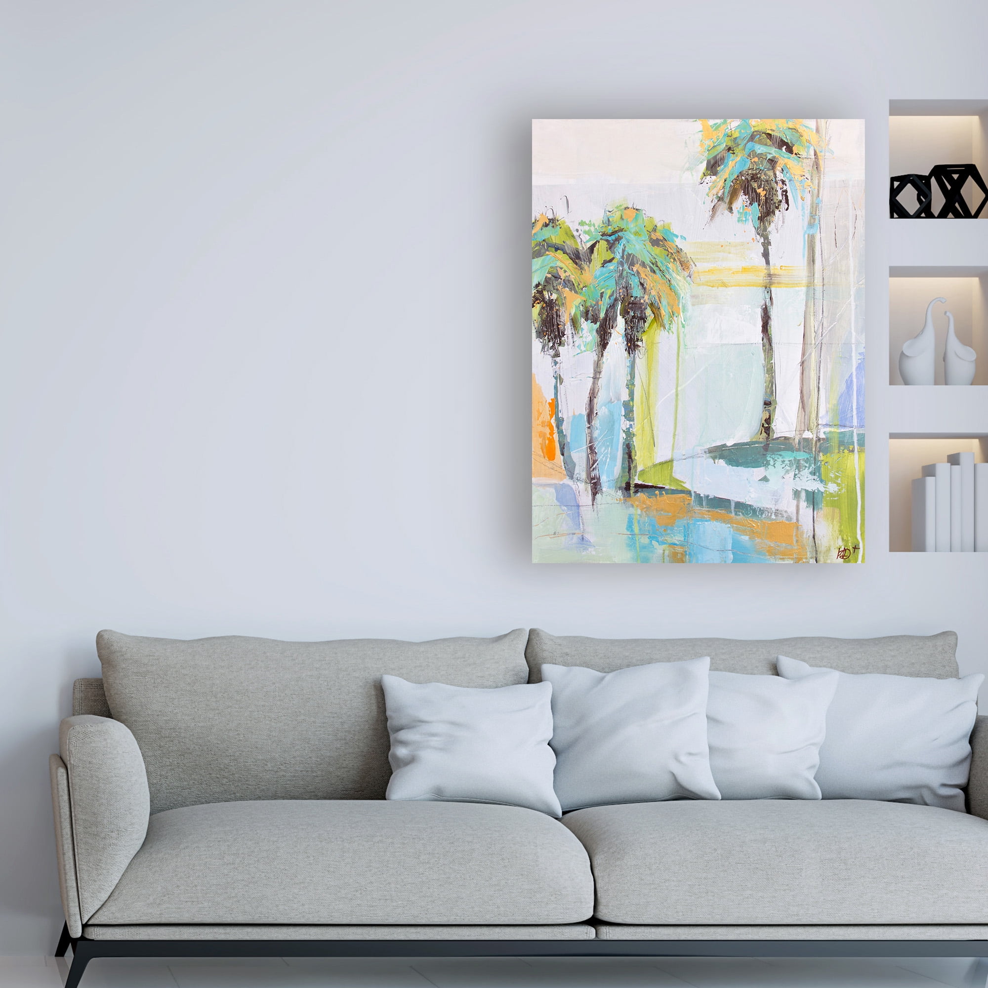 Trademark Fine Art 'Palm One' Canvas Art by Kym De Los Reyes
