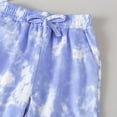 thumbnail image 6 of WOLLED 2-7 Years Girl's 2 Piece Summer Casual Outfits Sleeveless Round Neck Tank Top and Tie-Dye Pants with Pockets for Kids Toddler, 6 of 11
