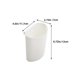 thumbnail image 2 of 3pcs Hanging Storage Cup Rolling Cart Accessory Cart Mounted Storage Bucket Plastic Storage Cup, 2 of 2