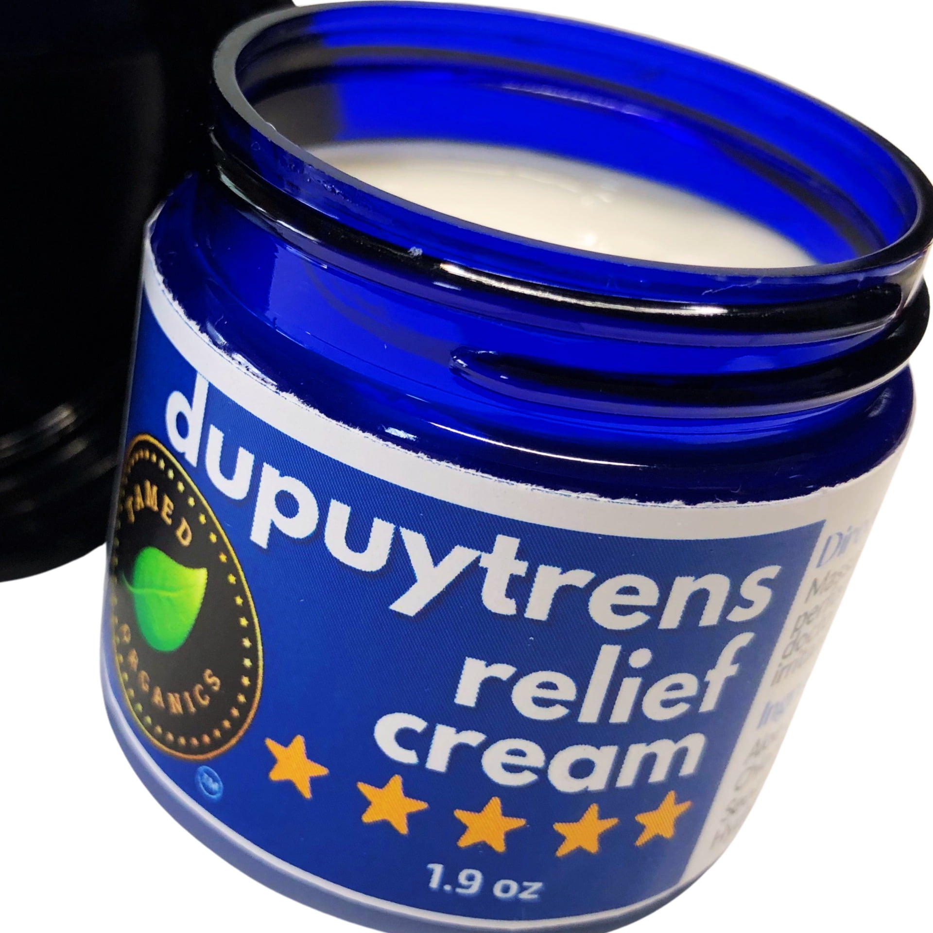 Dupuytrens Contracture OTC Natural Topical Relief Treatment Cream Tamed Organics Brand