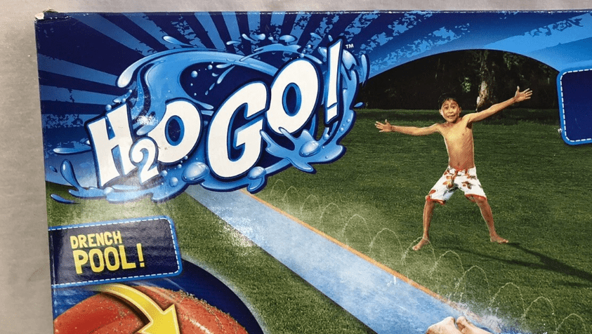 H20 GO Inflatable Single Water Slide 14 Ft