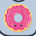 thumbnail image 4 of Inktastic Hot Pink Donut Boys or Girls Baby Bib, 4 of 4