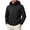 Black, variant on Zynoxe Mens Color Block Rain Jacket Winter Fall Windbreaker Detachable Hood Stand Collar Raincoat with Multi Pockets Outdoor Hiking Plus Size Raincoat Sky Blue S
