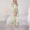 thumbnail image 3 of Sigee American Monuments for Women’s Pajama Sets Long-Sleeved Pjs Sets for Women 2 piece Sleepwear-XX-Large, 3 of 7