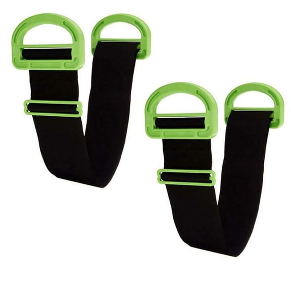 Adjustable Lifting Moving Straps, 1-Person Lifting Handle Straps with Anti-Slip Gloves, Furniture Moving Straps Support up to 600Lbs for Furniture, Boxes, House-Moving