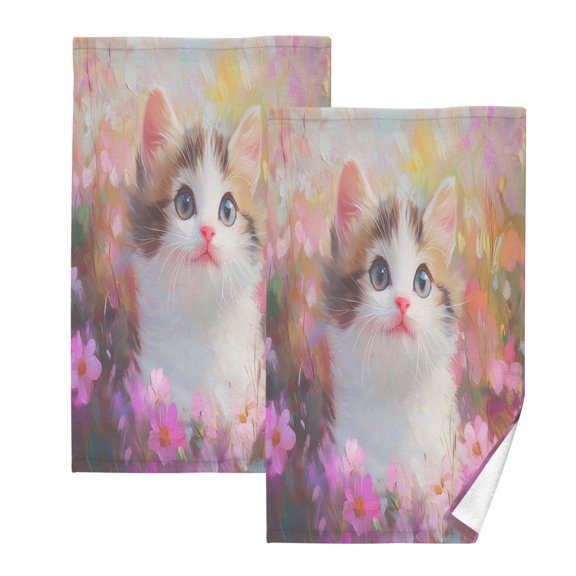 BZSMCE Face Towel Hand Towel Bath Towel Cotton Bath Towel Sets Hand Bath Towels Fashion Floral Dreamer Pattern