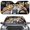 Giraffe, variant on Forchrinse Giraffe Family Driving Windshield Sun Shade,Foldable UV Blocking Car Sun Visor for Most Compact Mid-Size Sedans SUVs,57.1" × 27.4"